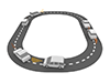 高速道路 | 自動運転 - テクノロジー｜イラスト｜フリー素材