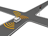車 | GPS | レーダー - テクノロジー｜イラスト｜フリー素材