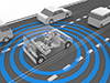 スムーズ | 自動運転 | 高速 | 走行 - テクノロジー｜イラスト｜フリー素材