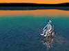 池 | 場所 | 旅行 | VR - テクノロジー｜イラスト｜フリー素材