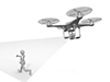 Surveillance / Chasing / Drone-Technology | Illustrations | Free Materials
