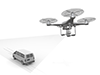Drone / Chasing / Car-Technology | Illustration | Free Material