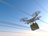 Drone / Speed ​​/ Fast --Technology ｜ Illustration ｜ Free material