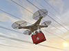 Drone / Speed ​​/ Fast--Technology ｜ Illustration ｜ Free material