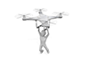 People / Carrying / Drones-Technology | Illustrations | Free Materials