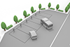 バス/EV電気/道路/充電スタンド - 無料イラスト - 2,100×1,400ピクセル